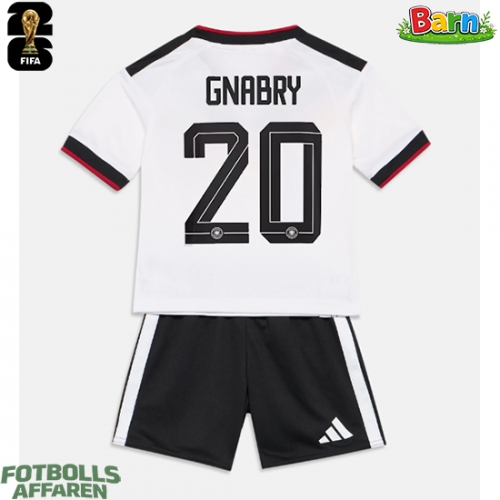 Tyskland Serge Gnabry #20 Hemmaställ Barn VM 2026 Kortärmad (+ Korta byxor)